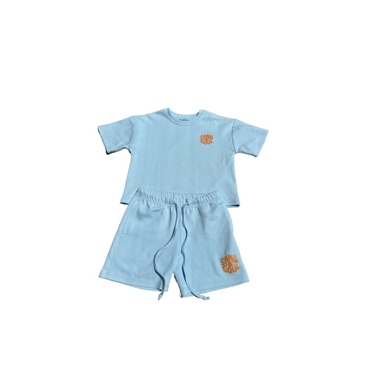 Sorbet collection Unisex Co-Ord Set Sky Blue 6-7 Years