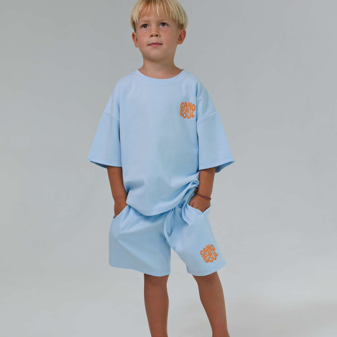 Sorbet collection Unisex Co-Ord Set Sky Blue 4-5 Years