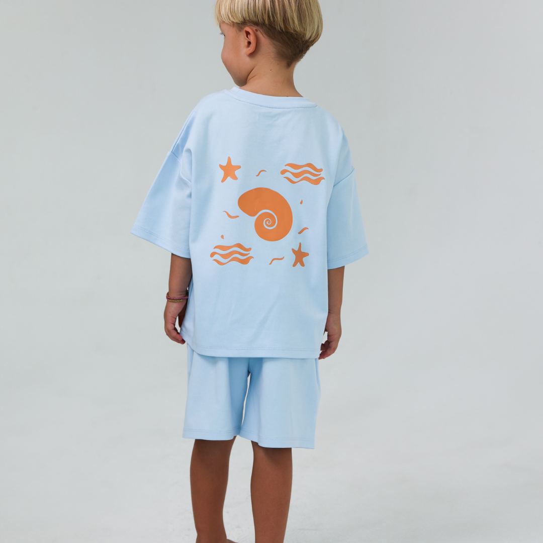 Sorbet collection Unisex Co-Ord Set Sky Blue 4-5 Years