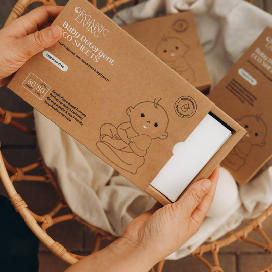 Baby Laundry Detergent Sheets - 80 Pcs (Up to 80 washes)