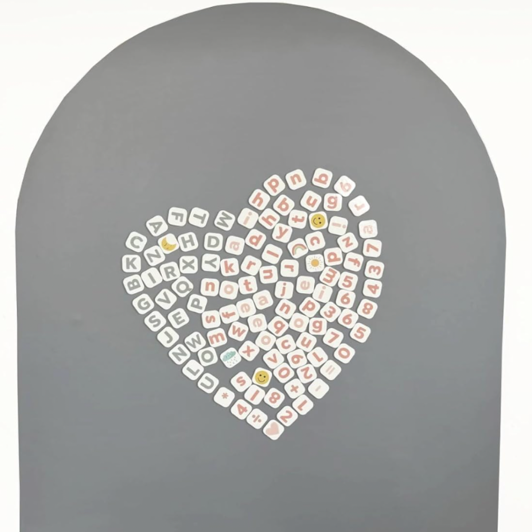 Magic Wall Decal with Set of Magnets - Grey