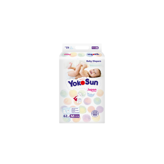 Comfort Baby Diapers, Size 3 Medium (5-10 kg), 62 pcs x 1 Pack