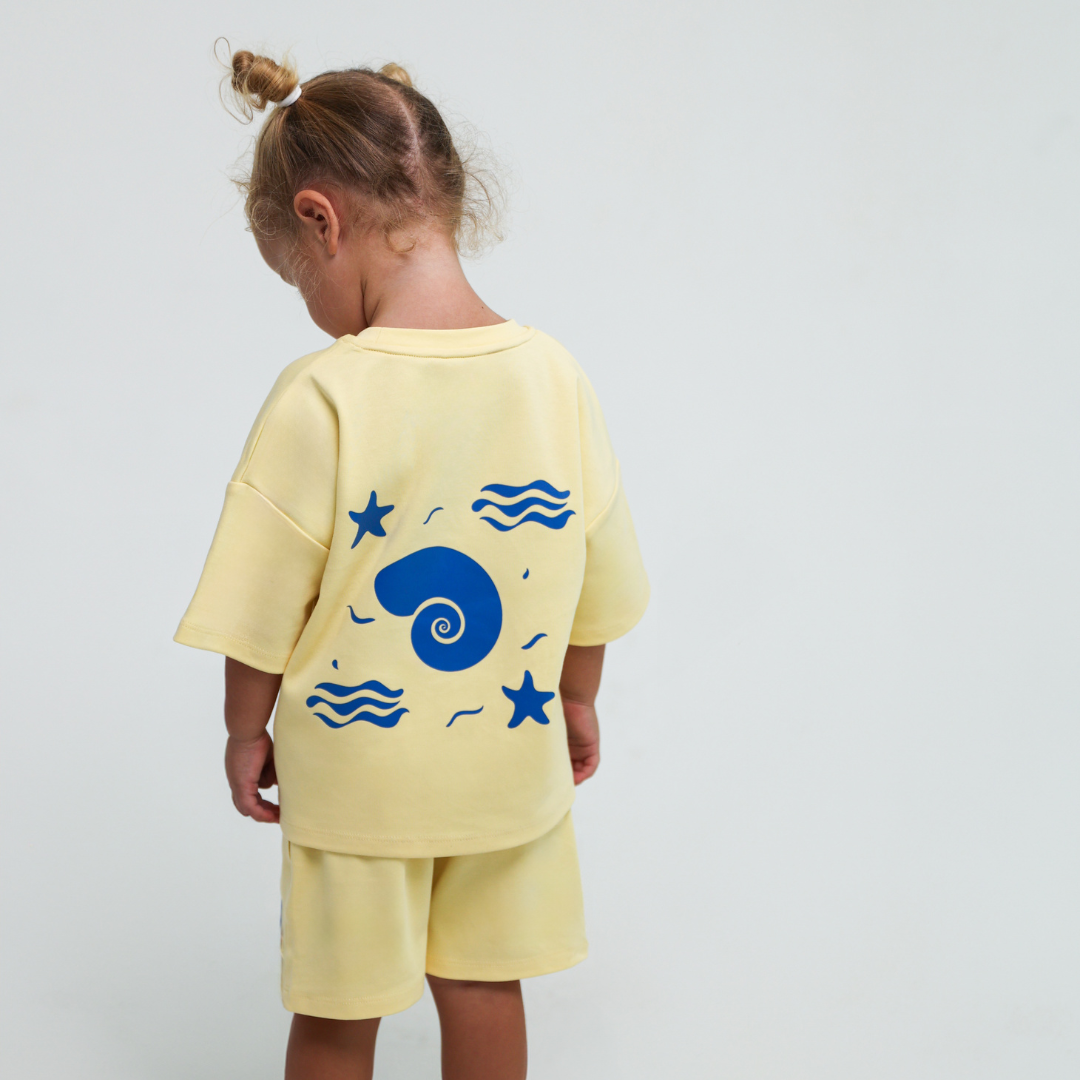 Sorbet collection Unisex Co-Ord Set Sunshine Yellow 6-7 Years