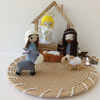 Handmade Holiday themed Nativity Set