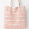 Dotty Days Crochet Mom Tote Bag (Customizable, Made-to-order)