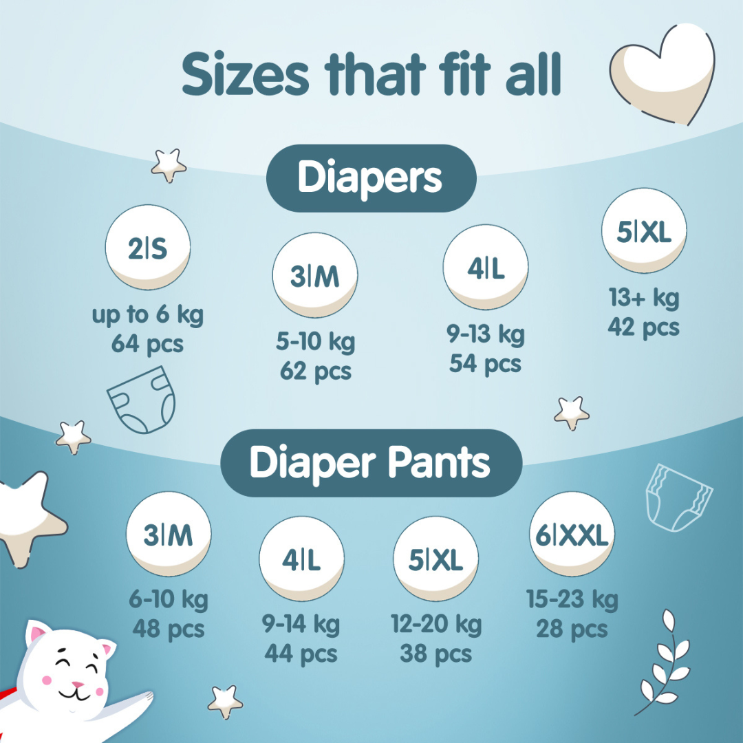 Comfort Baby Diapers, Size 4 Large (9-13 kg), 54 pcs x 4 Pack Super Saver Bundle
