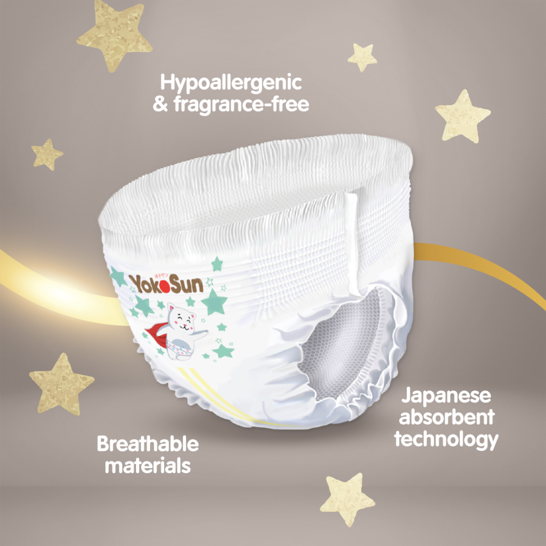 Premium Baby Diaper Pants, Size 6 / 2XL (15-23 kg), 28 pcs x 1 Pack