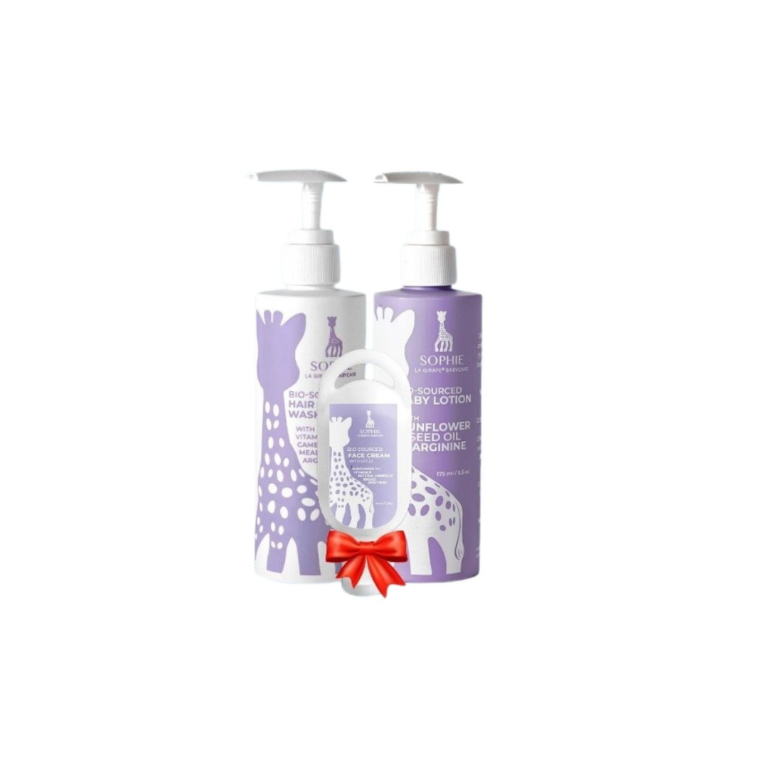 Bio-Sourced Body Wash, Baby Lotion & SPF Face Cream (TRIOSPF)