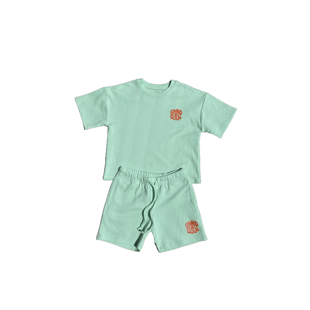 Sorbet collection Unisex Co-Ord Set Mint 5-6 Years