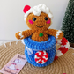 Handmade Gingerbread Man in a Cup