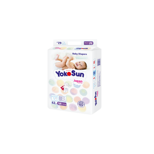 Comfort Baby Diapers, Size 3 Medium (5-10 kg), 62 pcs x 1 Pack