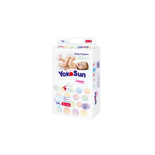 Comfort Baby Diapers, Size 4 Large (9-13 kg), 54 pcs x 1 Pack