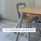 Neutral Baby Playmat, 6 EVA Foam Tiles, 180x120cm - Grey and White