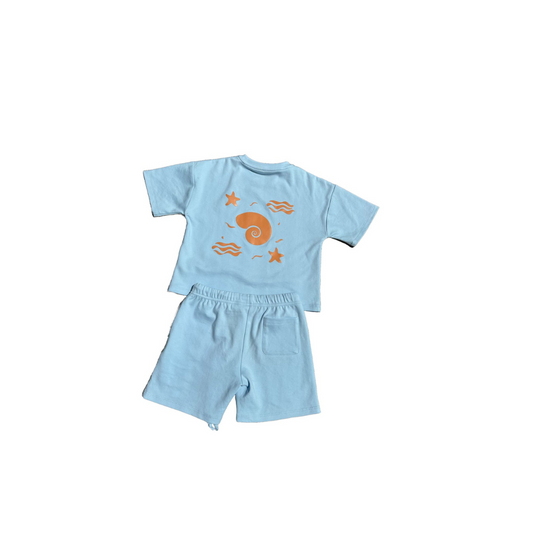 Sorbet collection Unisex Co-Ord Set Sky Blue 6-7 Years