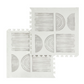 Neutral Baby Playmat, 6 EVA Foam Tiles, 180x120cm - Grey and White