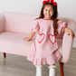Sofia Ruffle Heart Dress, Pink, Baby Girl, 2-3 Years