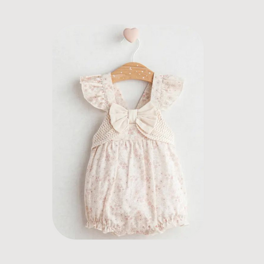 Daisy Dream Minimalist Romper, Pink, Baby Girl, 0-3 Months