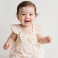 Daisy Dream Minimalist Romper, Pink, Baby Girl, 0-3 Months