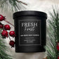 Fresh Frost - 8oz Black Glass Candle
