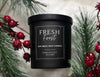 Fresh Frost - 8oz Black Glass Candle