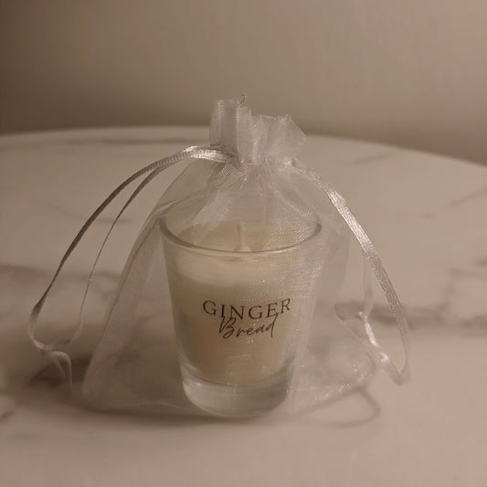Ginger Bread - Mini Glass Candle