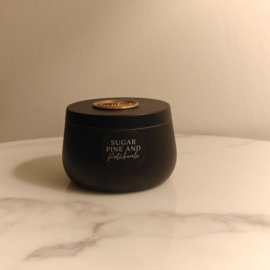 Sugar Pine & Patchouli - 7oz Tin Candle