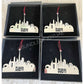 Boxed Set of 4 Acrylic Dubai Skyline Ornaments