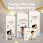 Premium Baby Diaper Pants, Size 5 / XL (12-20 kg), 38 pcs x 4 Pack Super Saver Bundle