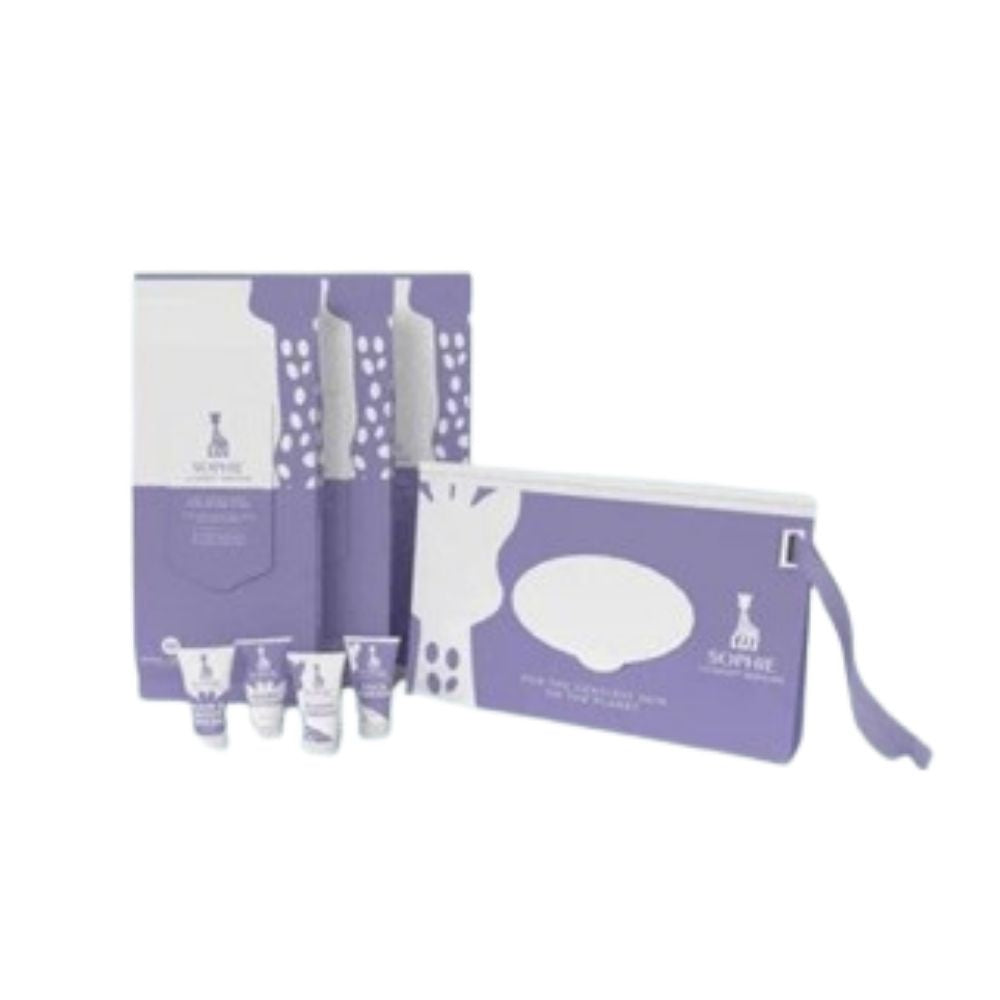 Tiny Traveler 1 [Wipes 3x, Body Lotion Face Cream, Body Wash, Tushy Cream]