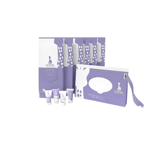 Tiny Traveler 2 [Wipes 6x, Body Lotion Face Cream, Body Wash, Tushy Cream]