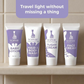 Tiny Traveler 2 [Wipes 6x, Body Lotion Face Cream, Body Wash, Tushy Cream]