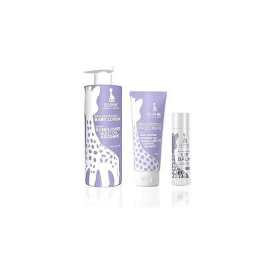 Bio-Sourced Body Lotion, Face Cream & Lip Balm Bundle (TRIO15)