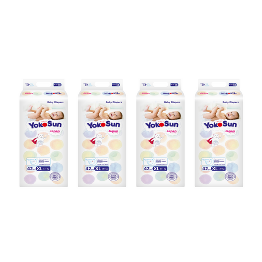 Comfort Baby Diapers, Size 5 XL (13+ kg), 42 pcs x 4 Pack Super Saver Bundle