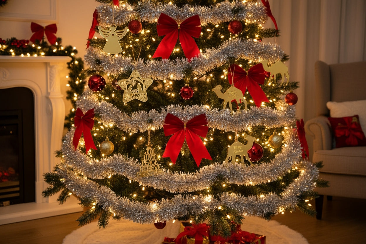 Set of 6 Assorted Wooden Ornaments (Gift Box Edition)